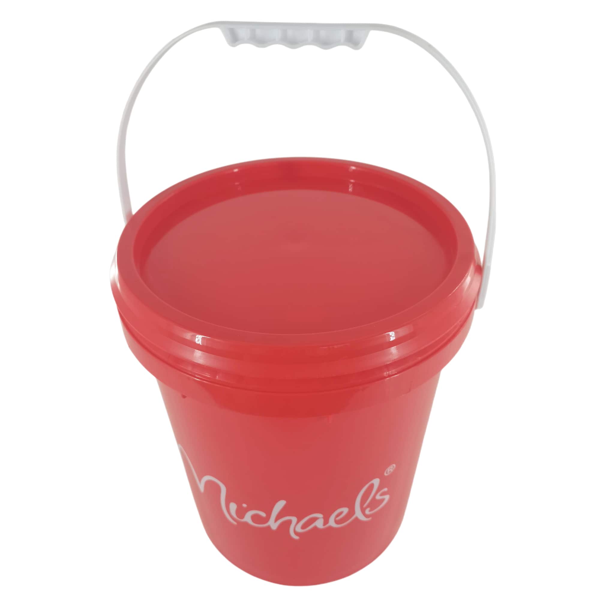 5gal. Red Craft Bucket with Lid by Craft Smart®